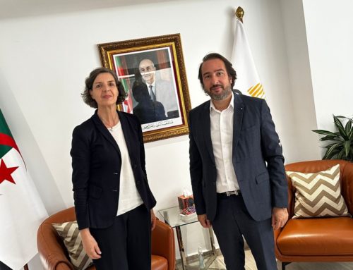 Rencontre entre Madame Monika Erath directrice de la chambre de commerce Algéro-Allemande et Kamel Moula